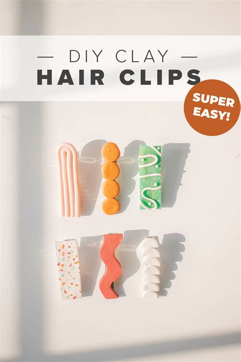 Diy Clay Hair Clips Mikyla