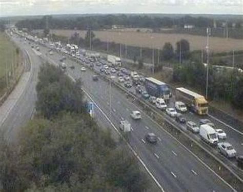 Live Traffic Chaos On M6 With 90 Minute Delays Following Two Separate