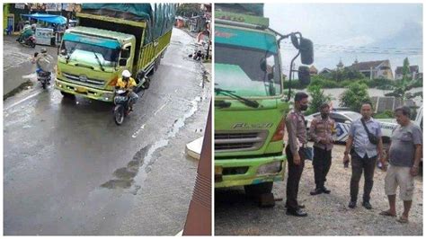 Fakta Viral Video Truk Ugal Ugalan Di Bandar Lampung Ternyata Alami