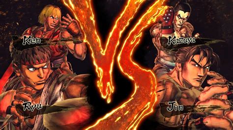 Street Fighter X Tekken Ryu Ken Vs Jin Kazuya HARDEST YouTube