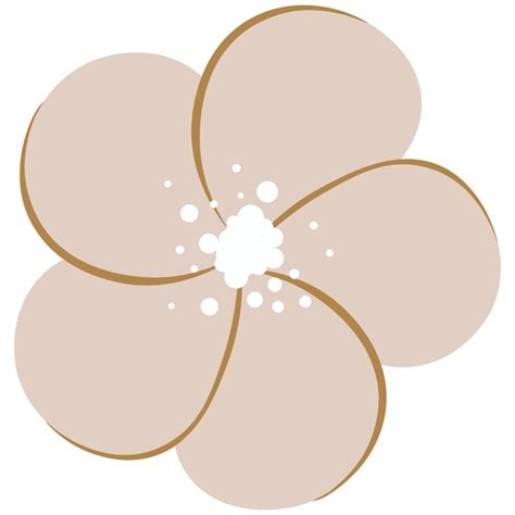 Premium Vector | Cute flower in a transparent background