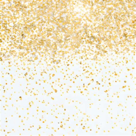 White and Gold Glitter Background · Creative Fabrica