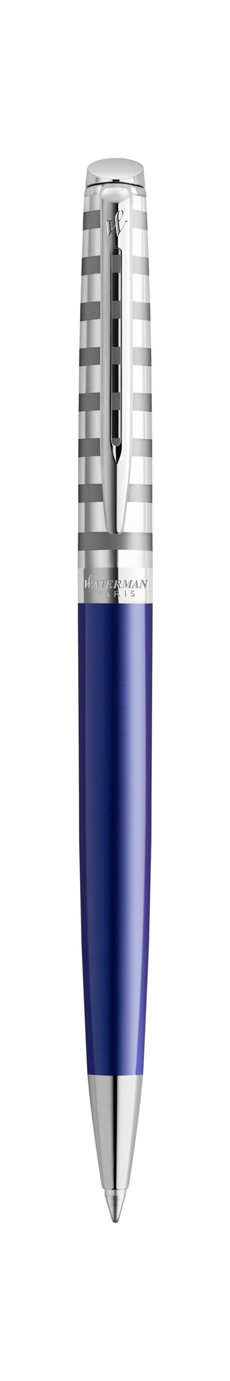 Stylo Bille Waterman H Misph Re Deluxe French Riviera Bleu Marinepointe