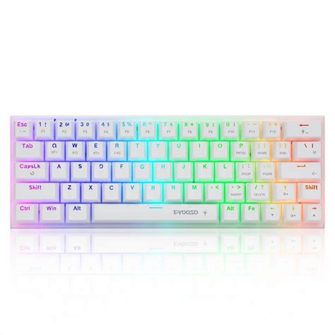 Jual E Yooso Z Key White Keycaps Rgb Four Mode Mechanical