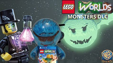 Lego Worlds Monsters Pack Dlc Haunted Houses And Slime Pools Youtube