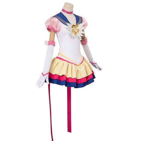 Bishoujo Senshi Sailor Moon Cosmos Tsukino Usagi Cosplay Costume Outfi