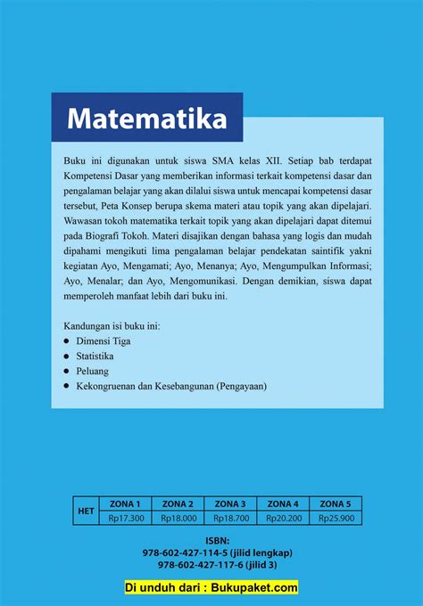 Buku Siswa Matematika Sma Kelas Edisi Revisi Dina Widiastuti