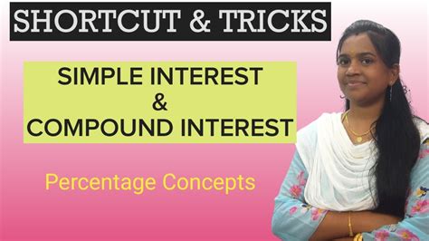 Simple Interest And Compound Interest Shortcut And Tricks Radhina Quants Youtube