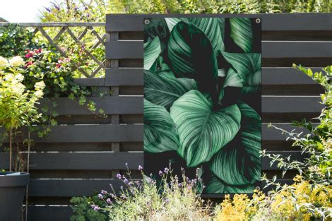 Tuinposter Jungle Bladeren Tropisch Planten Natuur Staand