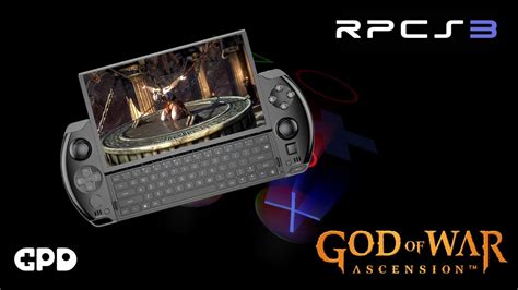 God Of War Ascension Gameplay GPD Win 4 8840U RPCS3 Lossless Scaling