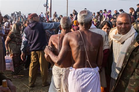 Hindu Pilgrims At The Kumbha Mela India Editorial Stock Photo Image