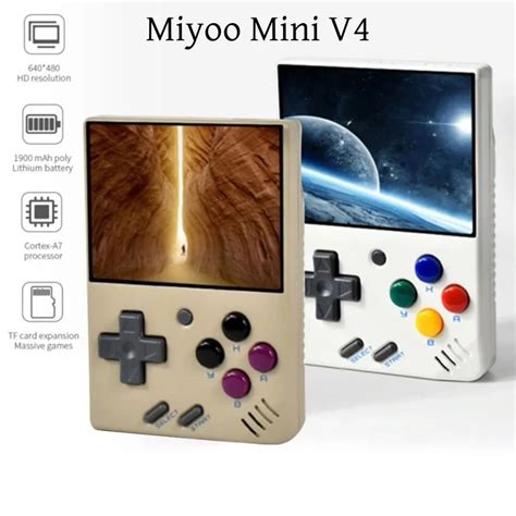 Port Til 2 8 Polegada Miyoo Mini V4 Retro Console De Jogo Port Til