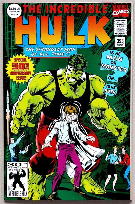 Incredible Hulk 393 Green Foil Vol 1 Marvel Comics Peter David