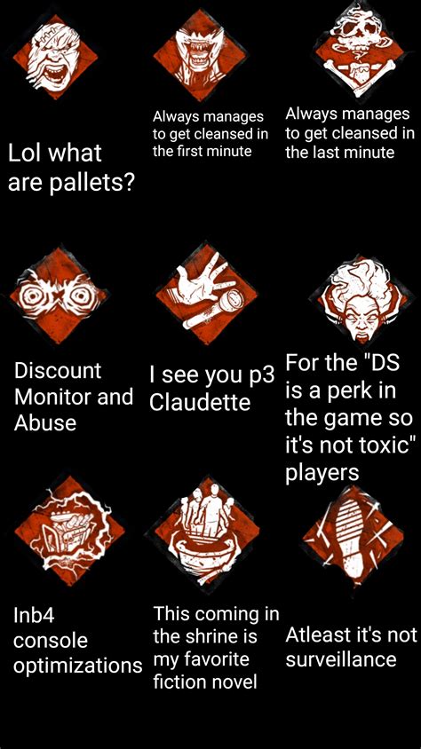 Killer Perks But With More Accurate Descriptions R Deadbydaylight