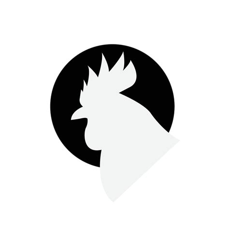 male chicken head logo vector design 10486209 Vector Art at Vecteezy