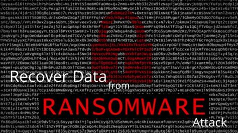 ransomware recovery – Data recovery services