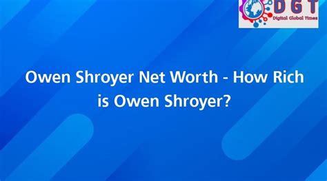 Owen Shroyer Net Worth - How Rich Is Owen Shroyer? - Digital Global Times