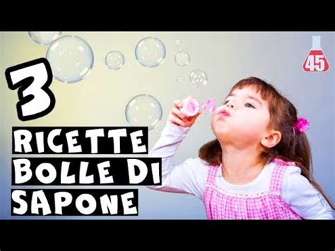 Bolle Di Sapone Fatte In Casa 3 MIGLIORI RICETTE YouTube