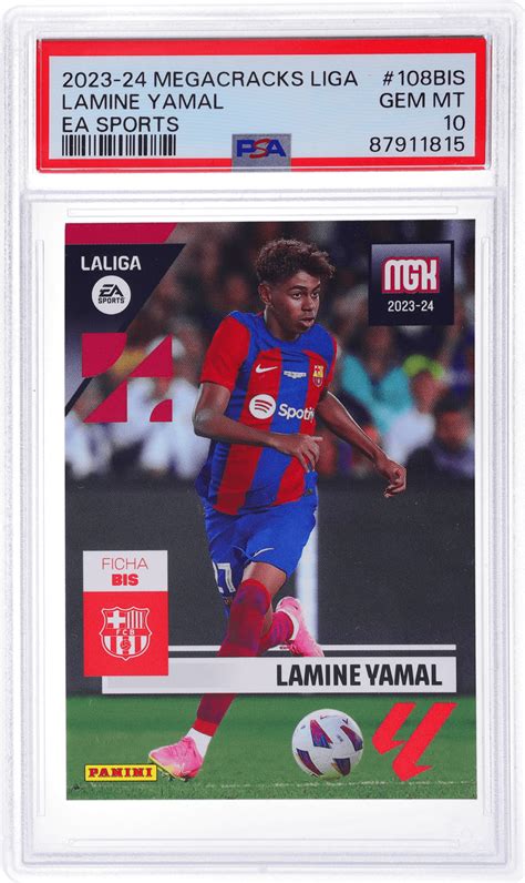 Lamine Yamal 2023 Panini Megacracks La Liga EA Sports 108BIS Base