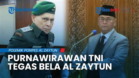 Purnawirawan TNI Kivlan Zen Pasang Badan Bela Al Zaytun Tepis Semua