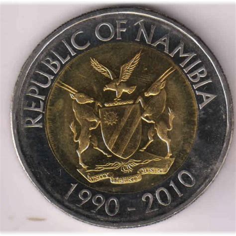 Namibia Unc Bimetal Coin Kb Coins Currencies