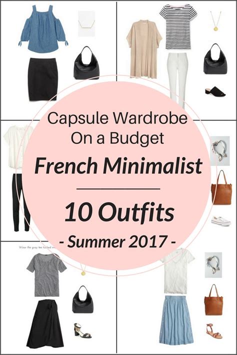 Create A French Minimalist Capsule Wardrobe 10 Summer Outfits Classy Yet Trendy Capsule