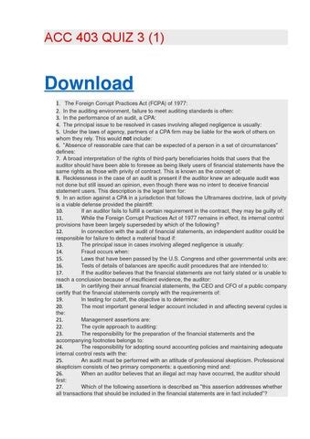 Acc 403 Quiz 3 1 By Jackson22123 Issuu