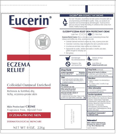 Eucerin Eczema Relief Body (cream) Beiersdorf Inc