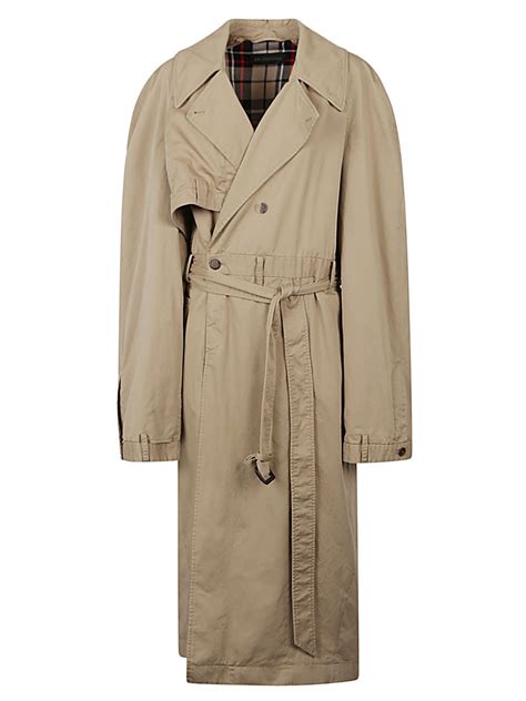 Balenciaga Cotton Trench Coat Balenciaga