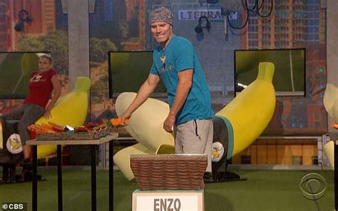 Big Brother All Stars Enzo Palumbo Wins Banana Riding Contest And Scores Golden Power Of Veto