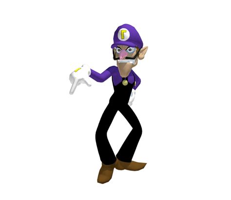 Gamecube Super Smash Bros Melee Waluigi Trophy The Models Resource