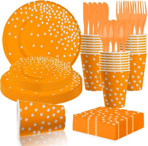 Amazon Zuifugui Pieces Orange Party Decorations Orange Sliver