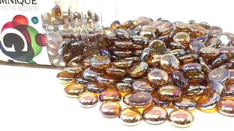 Gemnique Glass Gems Amber Luster 48 Oz Youtube