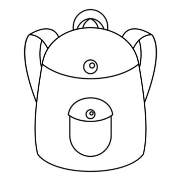 School Backpacks Clipart Vector School Backpack Icon School Icons