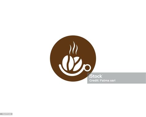 Desain Ilustrasi Simbol Cangkir Kopi Ilustrasi Stok Unduh Gambar