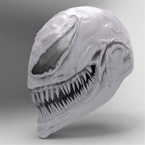 Venom Wearable Helmet Mask 3D File For Printing STL Etsy