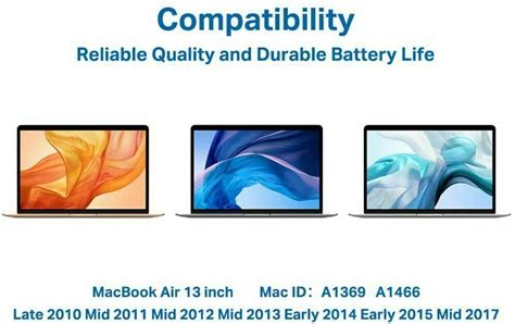 A1466 Battery for MacBook Air 13'' A1369 A1496 A1405 A1377 2013 2014 ...