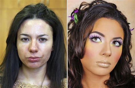 Mind Blowing Makeup Transformations Before And After 20 Photos