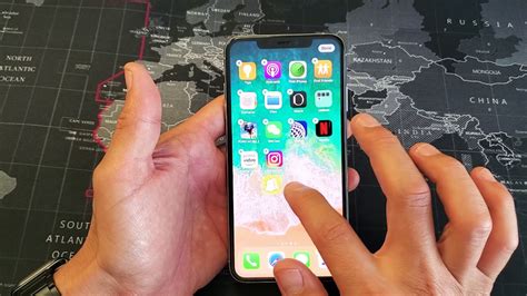 IPhone XS XS Max How To Rearrange Move Apps On Home Screen YouTube