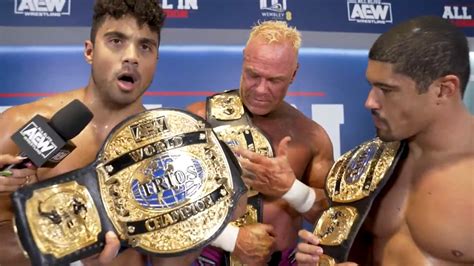 Aew Reveals New Trios Championship Design To The Acclaimed Billy Gunn