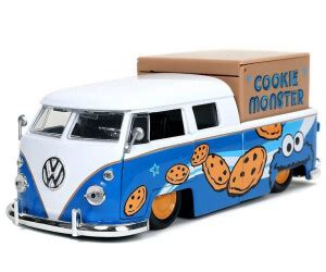 Jada Sesame Street Cookie Monster Vw Bus Pick Up