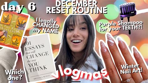 Vlogmas December Monthly Reset Youtube