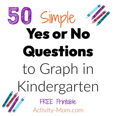 Simple Graphing Activities For Kindergarten The Activity Mom