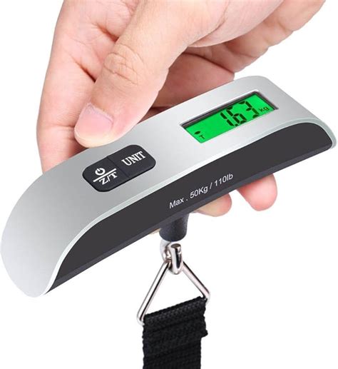 New 50kg 10g Portable LCD Digital Hanging Luggage Scale Travel