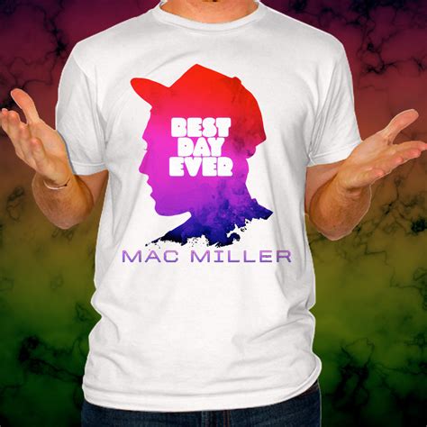 Rojo Clothing Mac Miller Best Day Ever T Shirt Rap Hip Hop Music