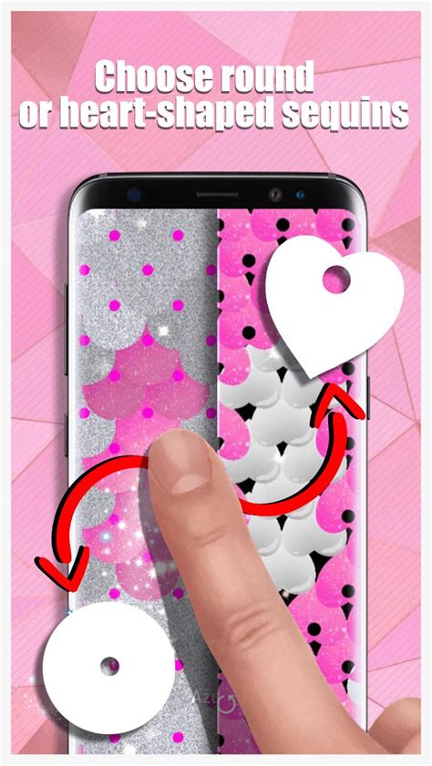 Sequin Flip Live Wallpaper Heart Apk For Android Download