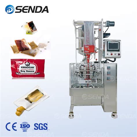 Automatic Liquid Sauce Ondiment Four Side Sealing Sachet Packing