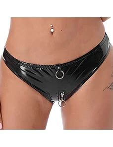 Freebily Wetlook Completino Intimo Donna Sexy Hot Aperto Un Pezzo Mini