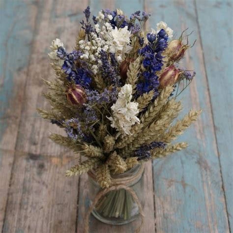 Provence Babys Breath Jam Jar Posy Buy Online Or Call