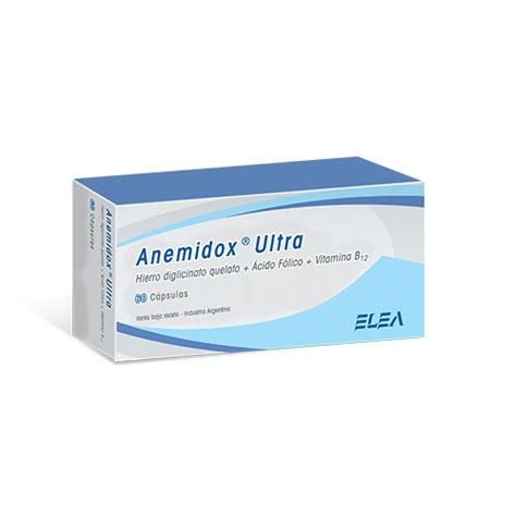 Anemidox Ultra comp x 60 Ácido Fólico Hierro Vitamina B12 anemia